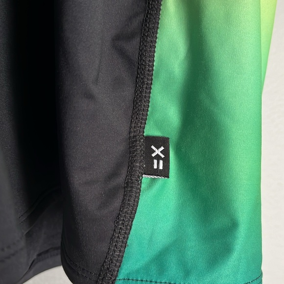 TomboyX - Swim 6" Unisuit - Under the Surface - Teal, Green, Black - 4X - Picture 7 of 8